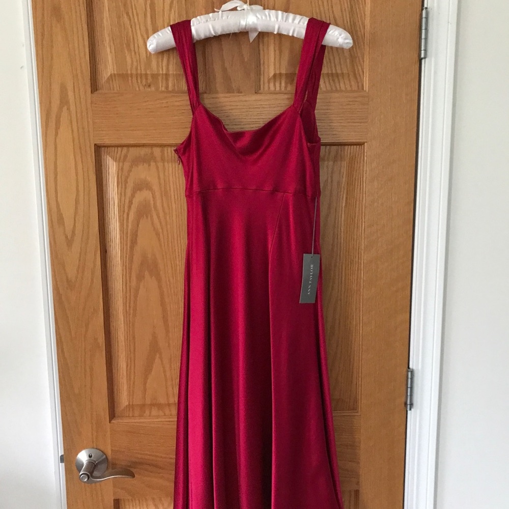 Silk dress never worn from Ann Taylor dark red